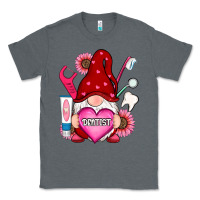 Charcoal Heather valentines day dentist gnome Classic Tee - RanaPortraitStore