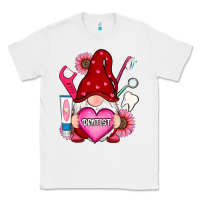 White valentines day dentist gnome Classic Tee - RanaPortraitStore