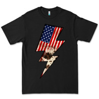 Black Lightning Bolt Premium Tee - JahusDesignShop