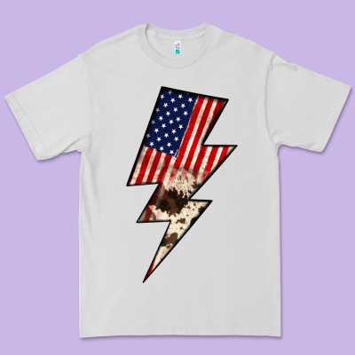 Lightning Bolt Premium Tee Designed By Jahusdesignshop
