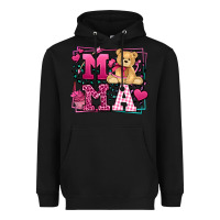 Black Western Valentines Day Mama Mother's Day Heavyweight Hoodie - LillyAllenDesigns
