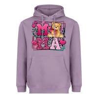 Lavender Western Valentines Day Mama Mother's Day Heavyweight Hoodie - LillyAllenDesigns
