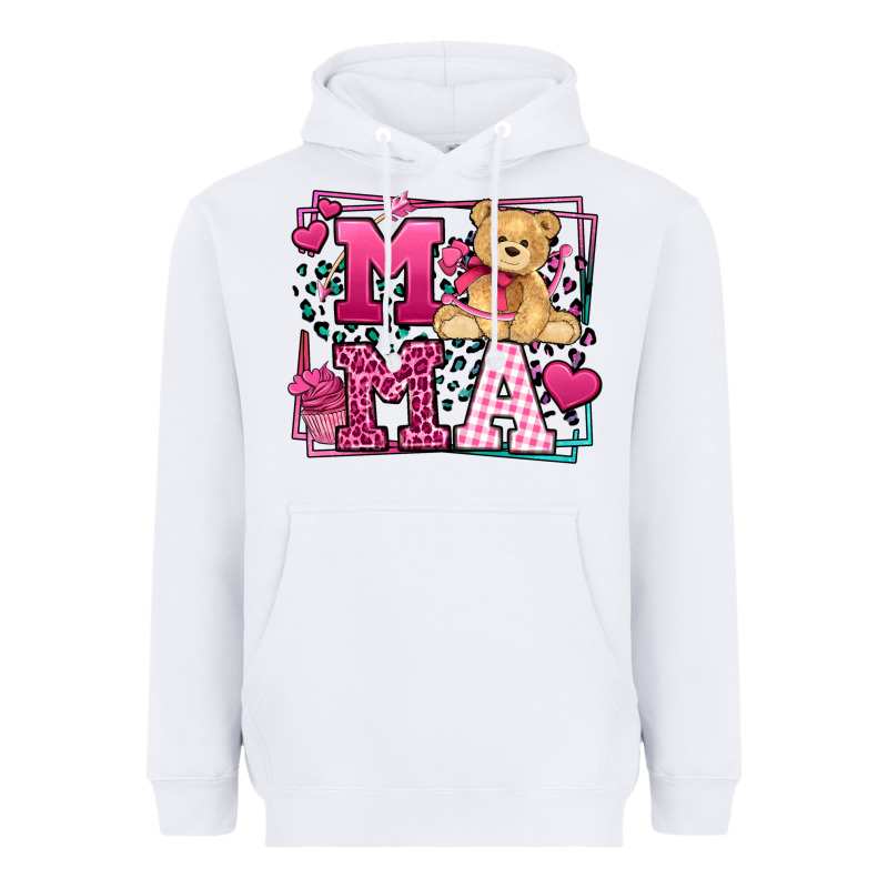 Western Valentines Day Mama Mother's Day Heavyweight Hoodie by LillyAllenDesigns | Teevron
