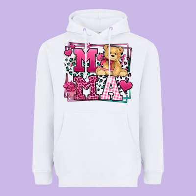 Western Valentines Day Mama Mother's Day Heavyweight Hoodie Designed By Lillyallendesigns