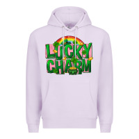 Lilac St. Patrick's Day lucky charm Premium Hoodie - FaDigitalArtStudio