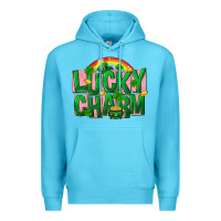 Ocean Blue St. Patrick's Day lucky charm Premium Hoodie - FaDigitalArtStudio
