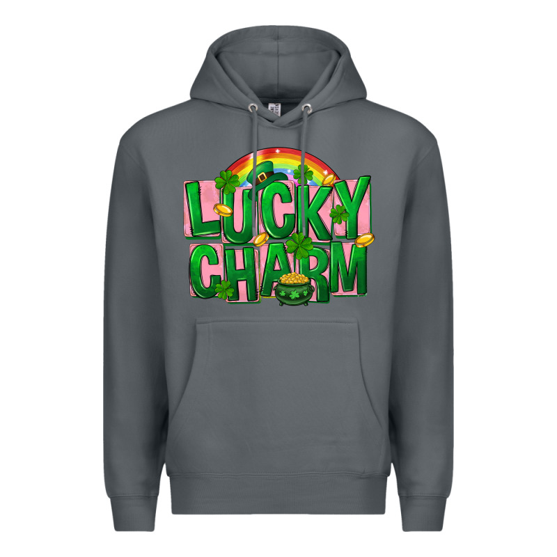 St. Patrick's Day Lucky Charm Premium Hoodie by FaDigitalArtStudio | Teevron