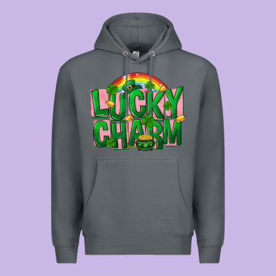 St. Patrick's Day Lucky Charm Premium Hoodie Designed By Fadigitalartstudio