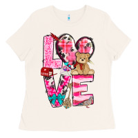 Bone love valentines day Ladies Tee - NancyCooperArtShop