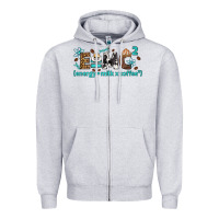 Heather Grey e=mc2 energy milk coffee bbs Zipper Hoodie - BundleAndBundleShop