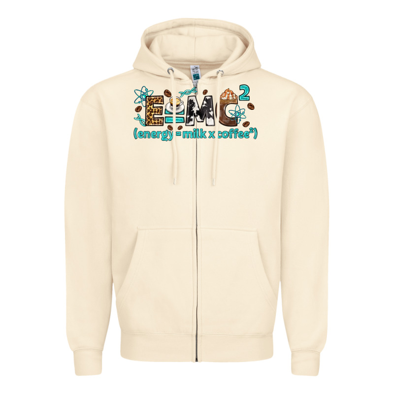E=mc2 Energy Milk Coffee Bbs Zipper Hoodie by BundleAndBundleShop | Teevron