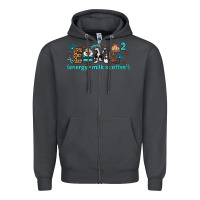Smoke e=mc2 energy milk coffee bbs Zipper Hoodie - BundleAndBundleShop