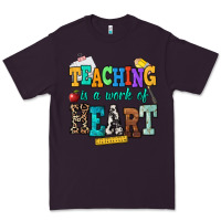 Plum teaching is a work of heart Premium Tee - NancyCooperArtShop