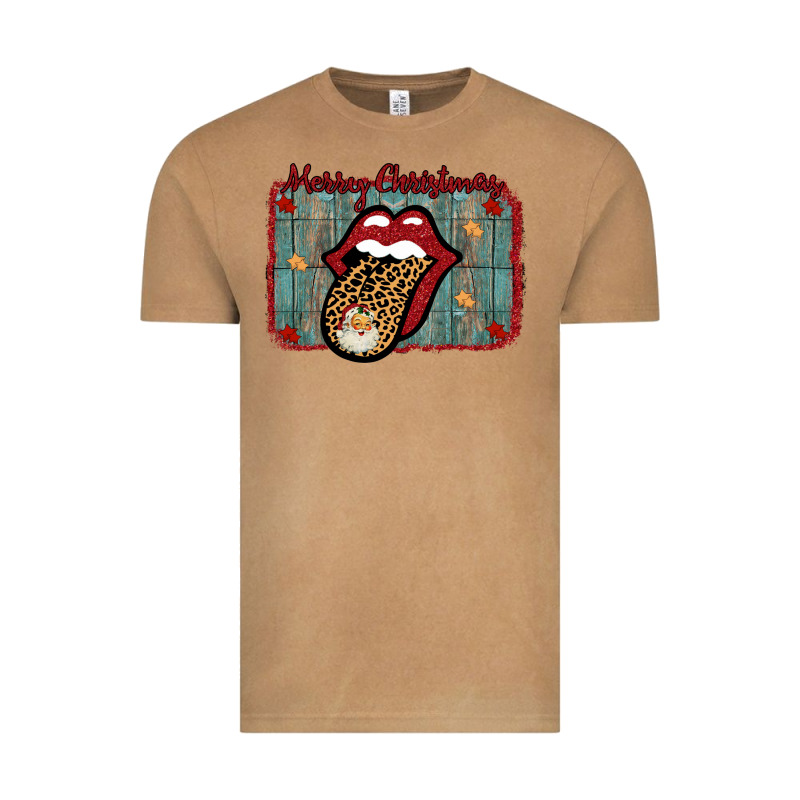 Merry Christmas Lips Santa Vintage Tee by Bettercallsaul | Teevron