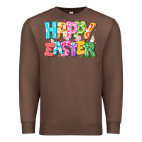 Chestnut Happy Easter Premium Sweatshirt - CowhideDigitalArt