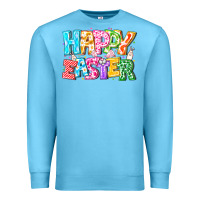 Ocean Blue Happy Easter Premium Sweatshirt - CowhideDigitalArt