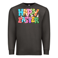 Smoke Happy Easter Premium Sweatshirt - CowhideDigitalArt
