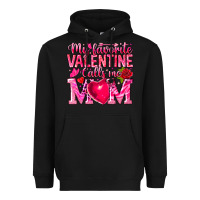 Black My Favorite Valentine Calls Me Heavyweight Hoodie - CowhideDigitalArt