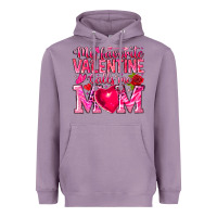 Lavender My Favorite Valentine Calls Me Heavyweight Hoodie - CowhideDigitalArt