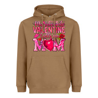 Toasted Coconut My Favorite Valentine Calls Me Heavyweight Hoodie - CowhideDigitalArt