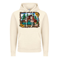Vintage Artic western barn with farm animals Vintage Hoodie - RanaPortraitStore