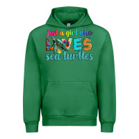 Emerald just a girl who loves sea turtle Urban Hoodie - Artiststas