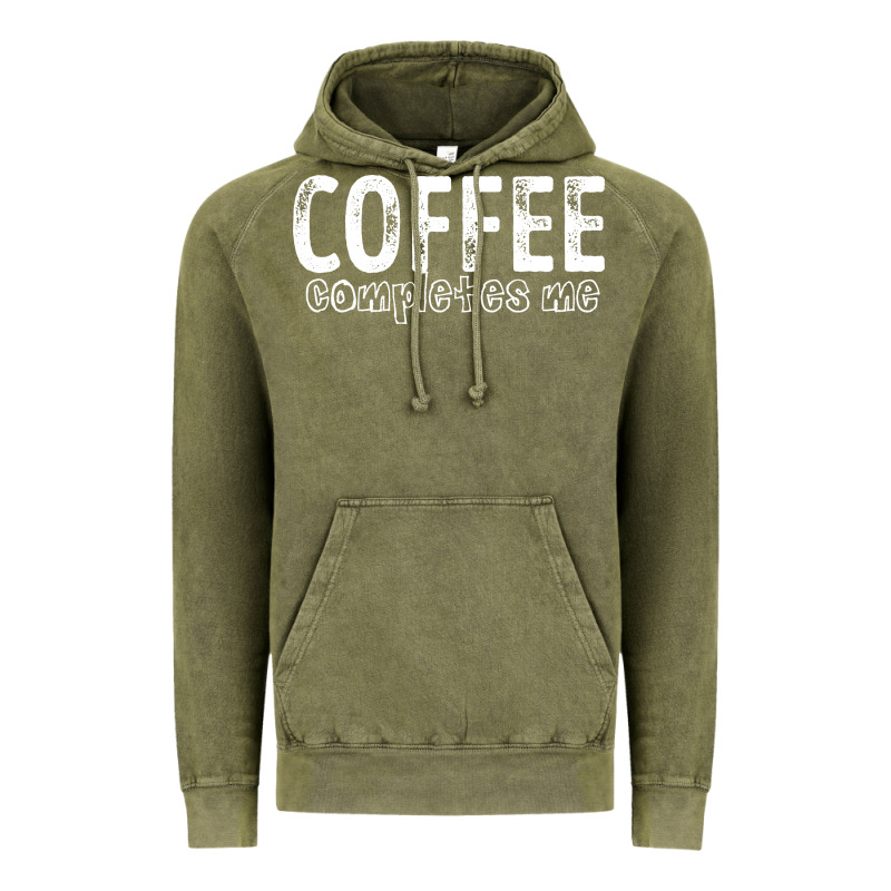 Coffee Completes Me Vintage Hoodie by Bettercallsaul | Teevron