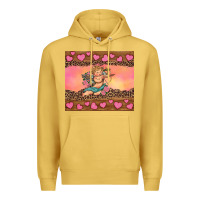 Antique Gold cupid valentine's day Premium Hoodie - RanaPortraitStore