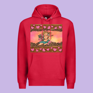 Cupid Valentine's Day Premium Hoodie Designed By Ranaportraitstore