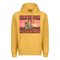 Mustard cupid valentine's day Premium Hoodie - RanaPortraitStore