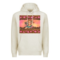 Oatmeal Heather cupid valentine's day Premium Hoodie - RanaPortraitStore