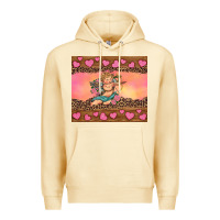 Pina Colada cupid valentine's day Premium Hoodie - RanaPortraitStore