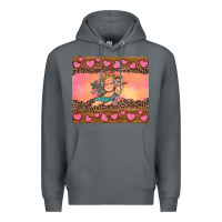 Rock cupid valentine's day Premium Hoodie - RanaPortraitStore