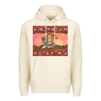 Tofu cupid valentine's day Premium Hoodie - RanaPortraitStore