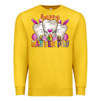 Lemon Happy Easter Premium Sweatshirt - CowhideDigitalArt