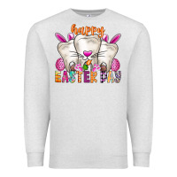 Oatmeal Heather Happy Easter Premium Sweatshirt - CowhideDigitalArt