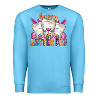 Ocean Blue Happy Easter Premium Sweatshirt - CowhideDigitalArt