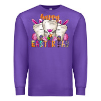 Purple Happy Easter Premium Sweatshirt - CowhideDigitalArt