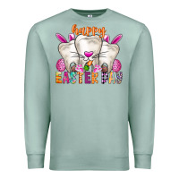 Seafoam Happy Easter Premium Sweatshirt - CowhideDigitalArt