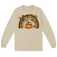 Mushroom Fall rainbow pumpkin Long Sleeve Tee - NancyCooperArtShop