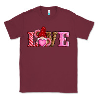 Burgundy valentines day gnomes love Classic Tee - RanaPortraitStore