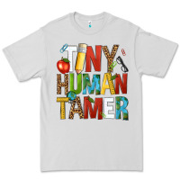 Dove Grey tiny human tamer Premium Tee - NancyCooperArtShop