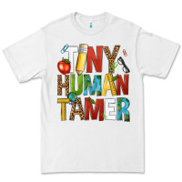 White tiny human tamer Premium Tee - NancyCooperArtShop