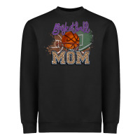 Black Basketball Mom Heavyweight Sweatshirt - HowdyJamesFarm