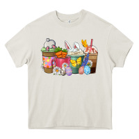 Cream Easter coffee cups Heavy Core Tee - NancyCooperArtShop