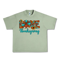 Oil Green love thanksgiving Urban Heavy Tee - JahusDesignShop