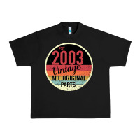 Black 16th Birthday gift Vintage 2003 Urban Heavy Tee - Bettercallsaul