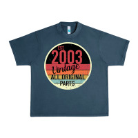 Midnight Navy 16th Birthday gift Vintage 2003 Urban Heavy Tee - Bettercallsaul