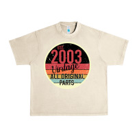 Sandshell 16th Birthday gift Vintage 2003 Urban Heavy Tee - Bettercallsaul
