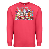 Cardinal Happy Easter Spot Rabbit Premium Sweatshirt - CowhideDigitalArt